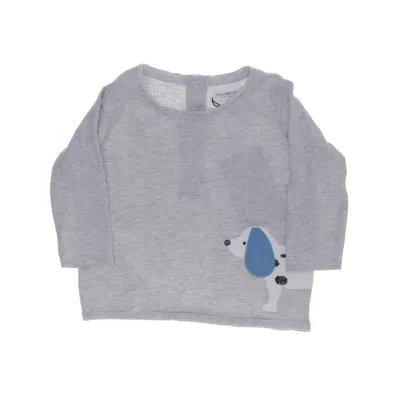 Langærmet t-shirt (Grå, Blå, Hvid) fra Next Baby Bomuld