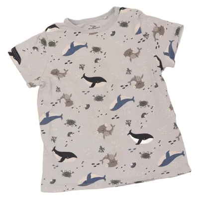 T-shirt (Blå, Flerfärgad) från Topomini Bomull