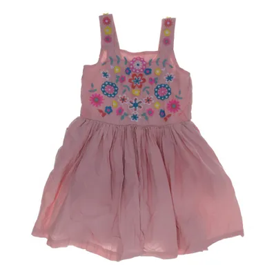 Klänning (Rosa, Flerfärgad) från Mini Boden Bomull, Polyester