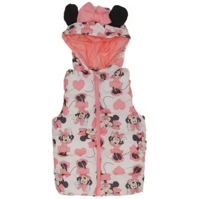 Ydervest (Pink, Hvid, Sort) fra Disney Baby