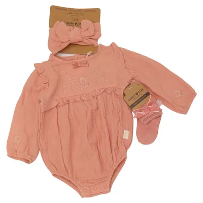 Body (Pink) fra Rabbit + Bear Økologisk bomuld