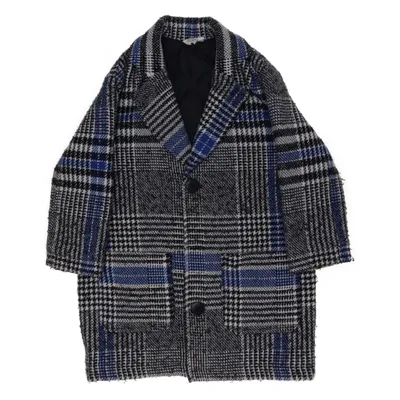 Coat (Blue, Black, White) from Noë & Zoë Berlin Polyester, Wool