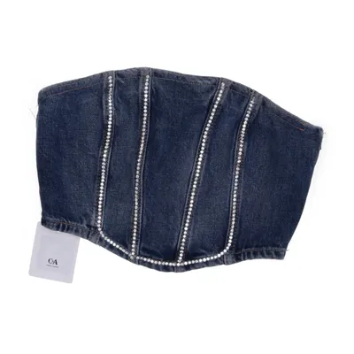 Bustier (Blå) från Clockhouse Bomull, Elastan