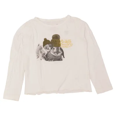 T-shirt à manches longues (Blanc) de A Punto. Coton biologique