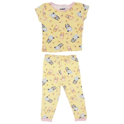 Pyjamas (Gul, Flerfärgad) från Bluey Bomull