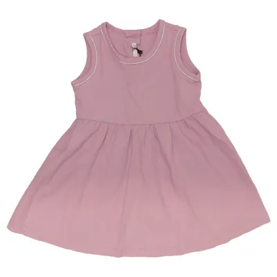Kleid (Lila) von Benetton Baby Baumwolle, Elasthan