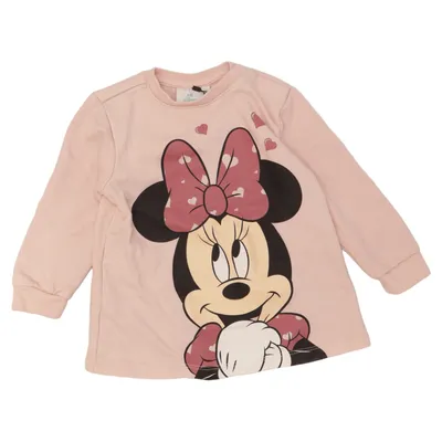 Collegetröja (Rosa) från Disney Baby Bomull, Polyester
