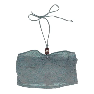 Bandeau-bh (Blå, Beige) från Clockhouse Elastan, Polyester, Viskos