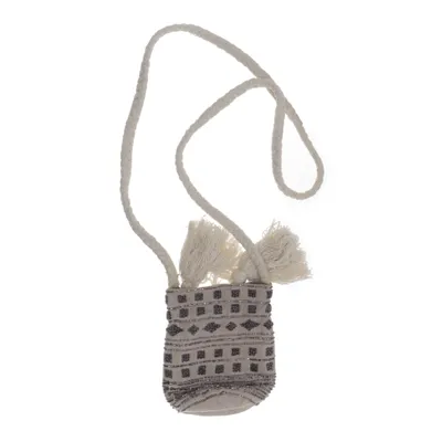 Schoudertas (Beige, Bruin) van Costes Accessories Katoen