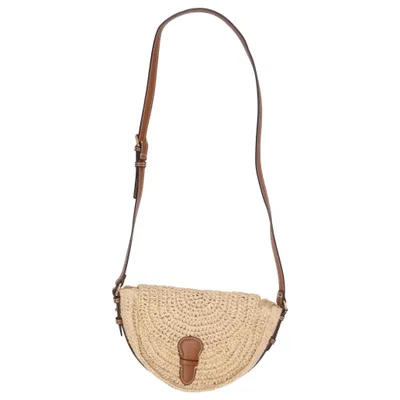 Axelremsväska (Beige, Brun) från Zara Bomull