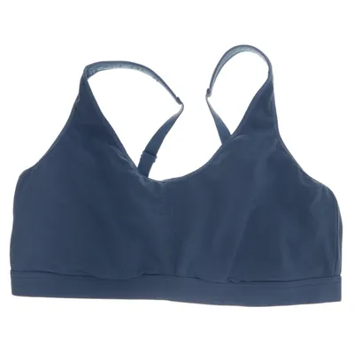 Sport-BH (Blå) från Snag Elastan, Ekologisk bomull, Polyamid, Polyester