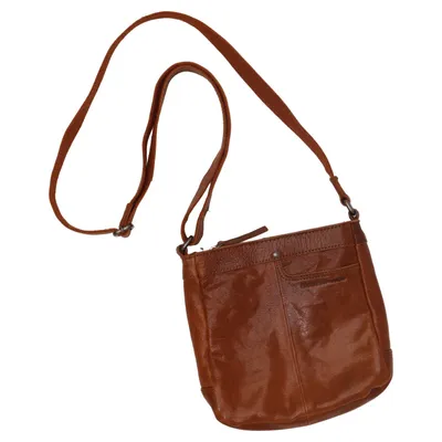 Sac à bandoulière (Marron) de Spikes & Sparrow Coton, Cuir, Polyester