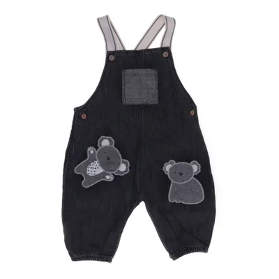 Hängselbyxor (Svart) från Next Baby Bomull, Återvunnen polyester
