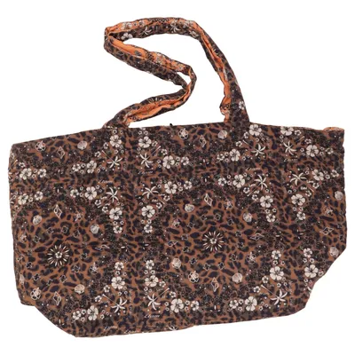 Beach bag (Brown, Orange, Multicolored) from Etam Cotton