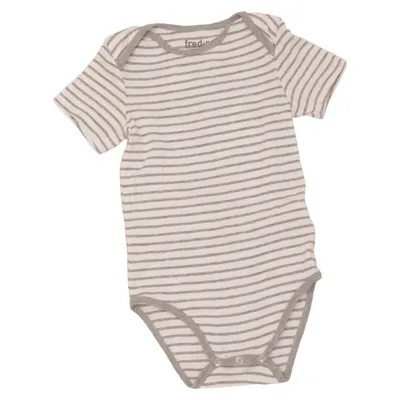 Body (Blanc, Gris) de Freds Coton biologique, Viscose