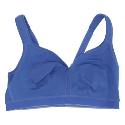 Sport-bh (Blauw) van Petite Fleur Katoen, Elastaan