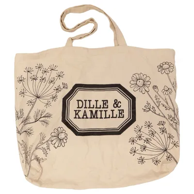 Tygpåse (Beige, Svart) från Dille & Kamille