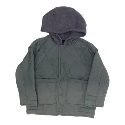Jacket (Green, Gray) from Zara Polyester