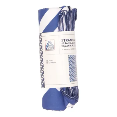 Beach towel (Blue, White) from Aldi Polyester