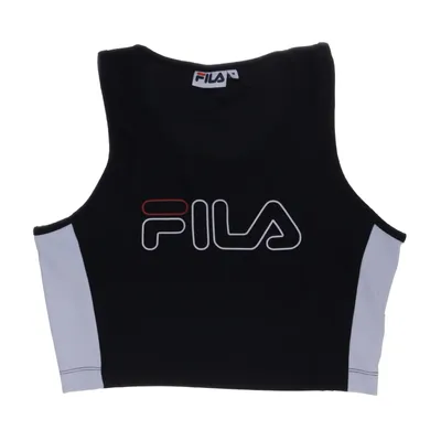 Sport-bh (Zwart, Wit) van Fila Elastaan, Polyester