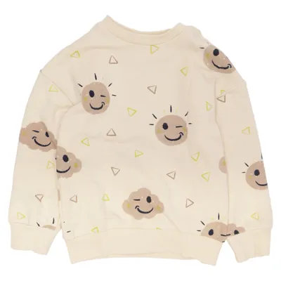Sweatshirt (Beige, Multicolored) from Topomini Cotton, Elastane
