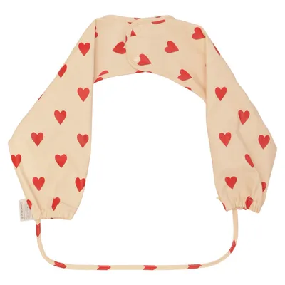 Bib (Beige, Red) from Konges Sløjd