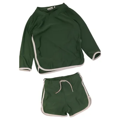 UV-kläder (Grön, Vit) från Liewood Elastan, Återvunnen polyester