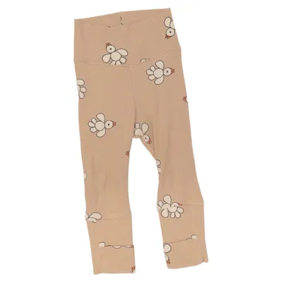 Leggings (Beige) from Hema Elastane, Organic cotton