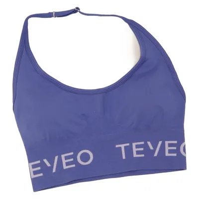 Sports bra (Blue) from Teveo Elastane, Polyamide, Polyester