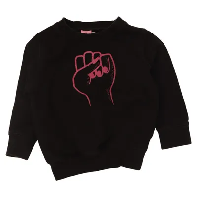 Sweatshirt (Black, Pink) from The Spark Company Cotton, Polyester