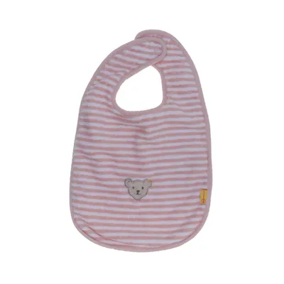Bavoir (Rose, Blanc) de Steiff