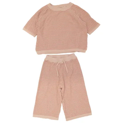 Set (Rosa, Beige) från Lil' Atelier Ekologisk bomull