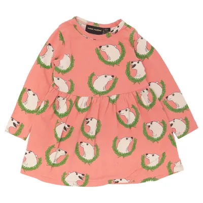 Dress (Pink, White, Green) from Mini Rodini