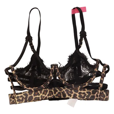 Bra (Brown, Black) from Private Collection by Hunkemöller Elastane, Polyamide
