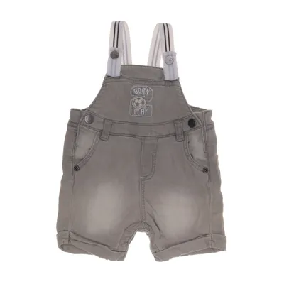 Hängselshorts (Grå) från Kanz Bomull, Elastan