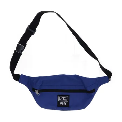 Waist bag (Blue, Black) from Obey Polyester