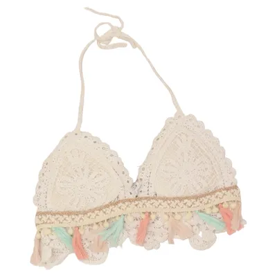 Bikini top (Hvid) fra Knitwear Bomuld