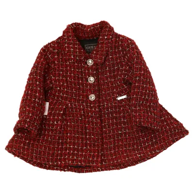 Coat (Red, Black, Multicolored) from Guess Acetate, Acrylic, Cotton, Metallic fiber, Polyamide, Polyester, Viscose, Wool