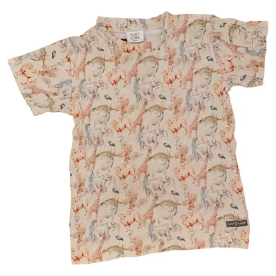 T-shirt (Beige, Flerfärgad) från Hust and Claire Bomull