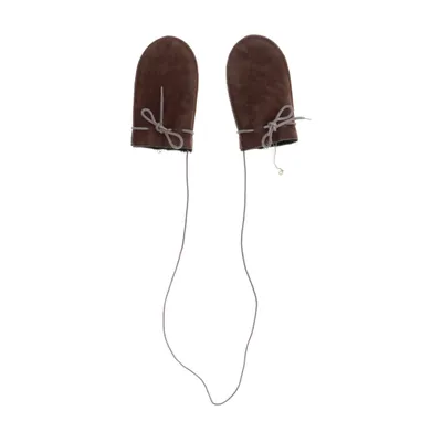Moufles (Marron) Cuir