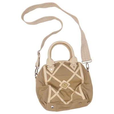 Schoudertas (Beige, Wit) van Pourchet
