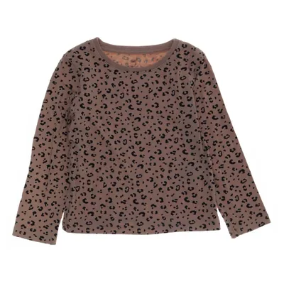 Lange mouwen shirt (Beige, Zwart) van H&M Katoen, Elastaan