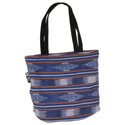 Canvas bag (Blue, Multicolored) from Ethnotek