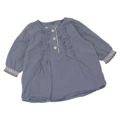 Blouse (Blauw, Wit) van Name It Newborn Katoen