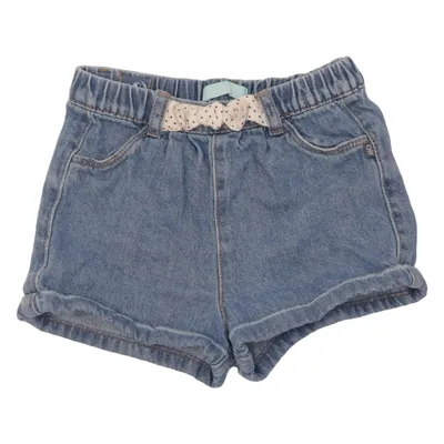 Denim shorts (Blauw) van Obaïbi Katoen
