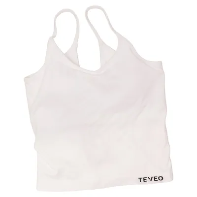 Sports bra (White) from Teveo Elastane, Polyamide