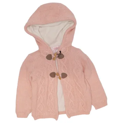 Cardigan (Pink, White) from Young Dimension Acrylic, Polyester