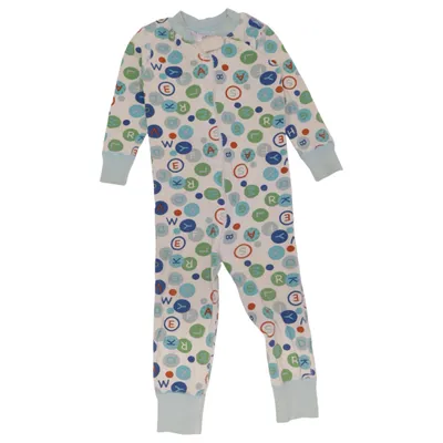 Barboteuse (Blanc, Multicolore) de Hanna Andersson Coton biologique