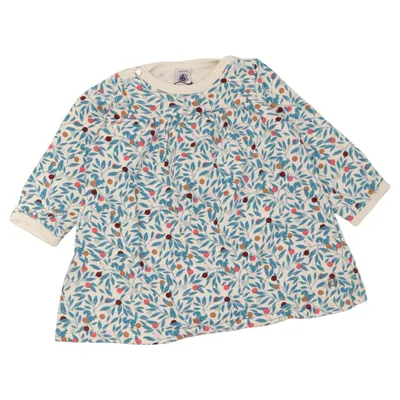 Robe (Blanc, Multicolore) de Petit Bateau Coton