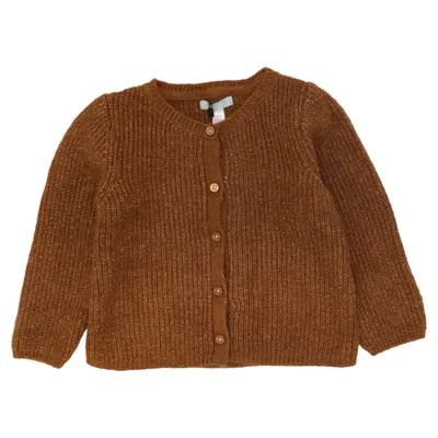 Cardigan (Brown) from Obaïbi Acrylic, Polyester